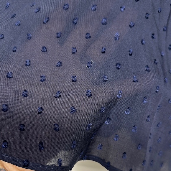 LOFT Blue Camisole Style Relaxed Fit Scoop Neck Top - Picture 8 of 10